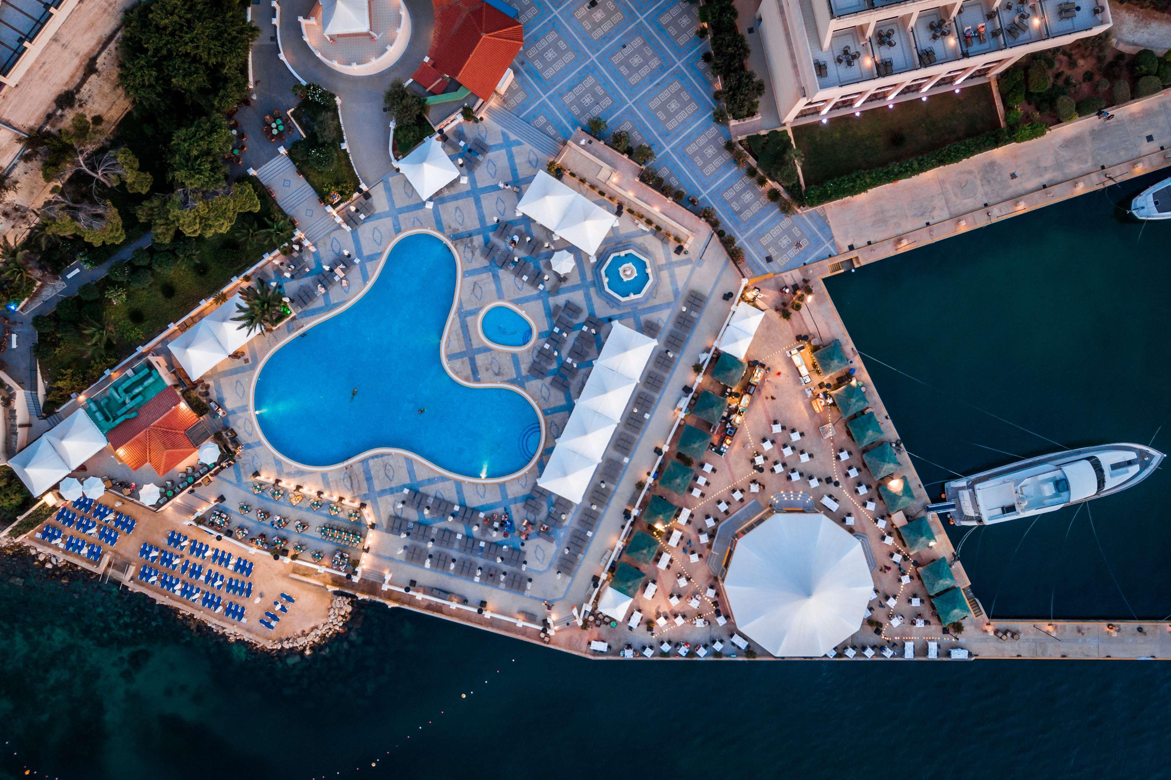 Grand Hotel Excelsior Floriana Luaran gambar Aerial view of the port